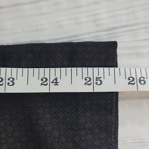 Soho Apparel pull on ankle pants slim fit textured black Women's Size M - Picture 11 of 11